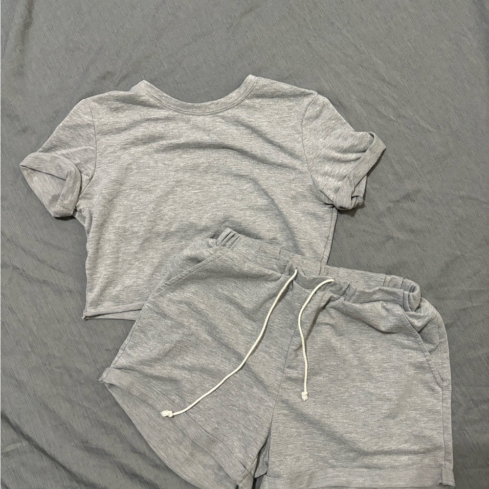 Gray Loungewear Set